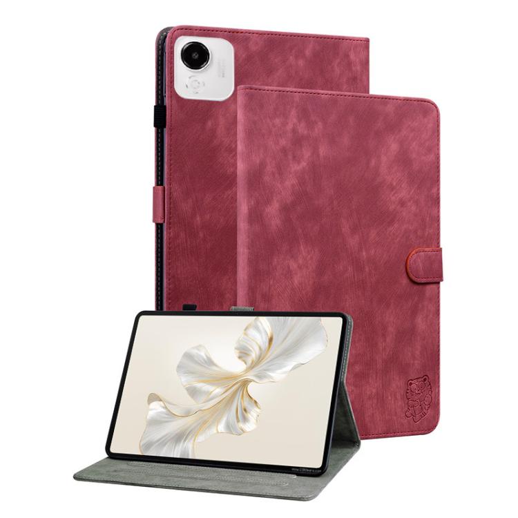 Embossed Tiger Pattern Leather Tablet Case, For Honor Pad X9 Max / X9b Max 13 inch 2026, For Honor Pad X7, For Honor Pad X9a