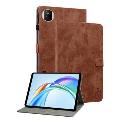 Embossed Tiger Pattern Leather Tablet Case, For Honor Pad X9 Max / X9b Max 13 inch 2026, For Honor Pad X7, For Honor Pad X9a