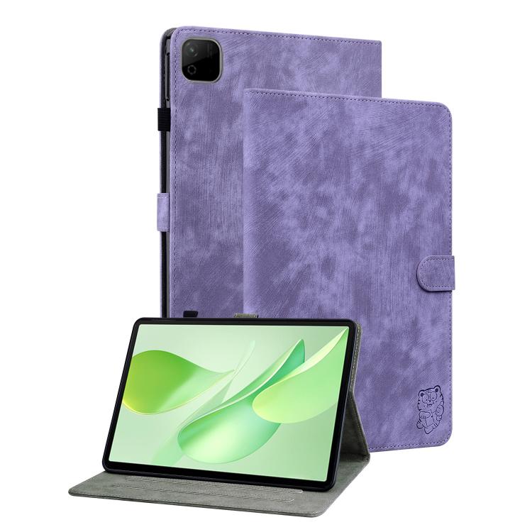 Embossed Tiger Pattern Leather Tablet Case, For Honor Pad X9 Max / X9b Max 13 inch 2026, For Honor Pad X7, For Honor Pad X9a