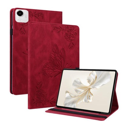 Butterfly Flower Embossed Leather Tablet Case, For Honor Pad X9 Max / X9b Max 13 inch 2026, For Honor Pad X7, For Honor Pad X9a