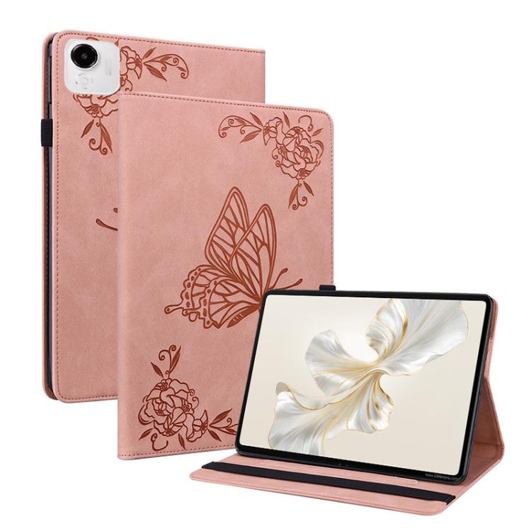Butterfly Flower Embossed Leather Tablet Case, For Honor Pad X9 Max / X9b Max 13 inch 2026, For Honor Pad X7, For Honor Pad X9a