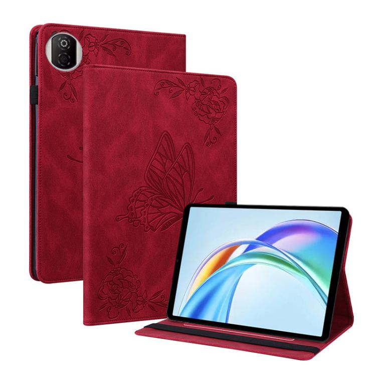 Butterfly Flower Embossed Leather Tablet Case, For Honor Pad X9 Max / X9b Max 13 inch 2026, For Honor Pad X7, For Honor Pad X9a