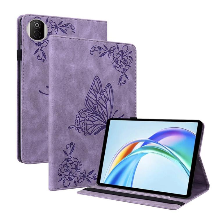 Butterfly Flower Embossed Leather Tablet Case, For Honor Pad X9 Max / X9b Max 13 inch 2026, For Honor Pad X7, For Honor Pad X9a