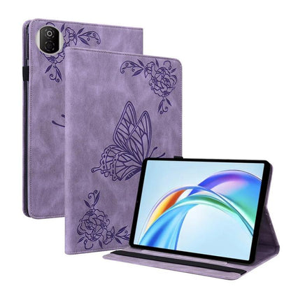 Butterfly Flower Embossed Leather Tablet Case, For Honor Pad X9 Max / X9b Max 13 inch 2026, For Honor Pad X7, For Honor Pad X9a