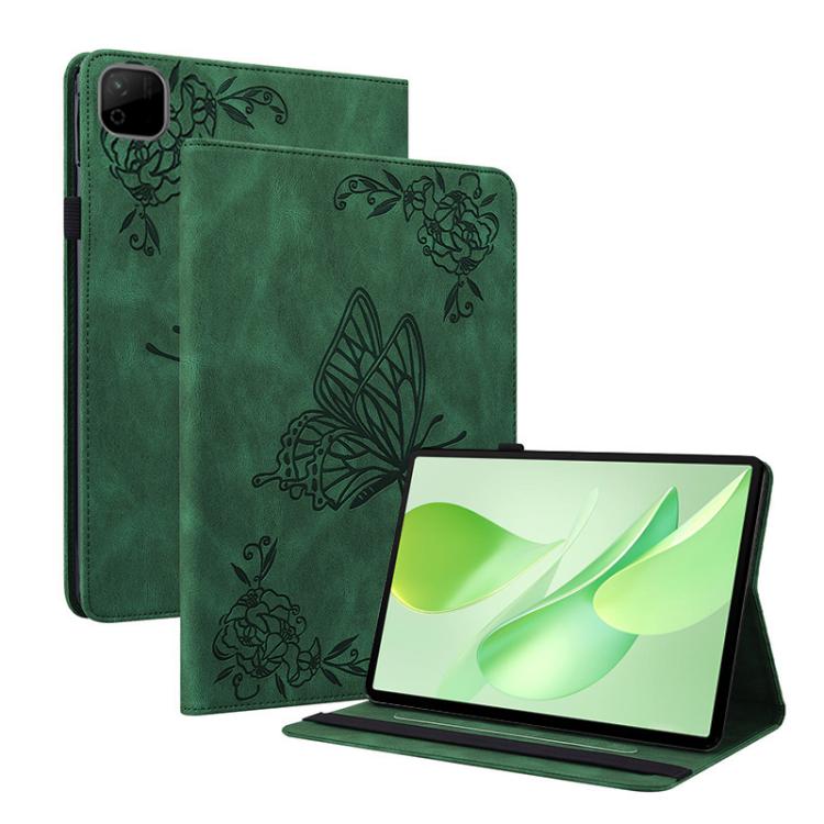 Butterfly Flower Embossed Leather Tablet Case, For Honor Pad X9 Max / X9b Max 13 inch 2026, For Honor Pad X7, For Honor Pad X9a
