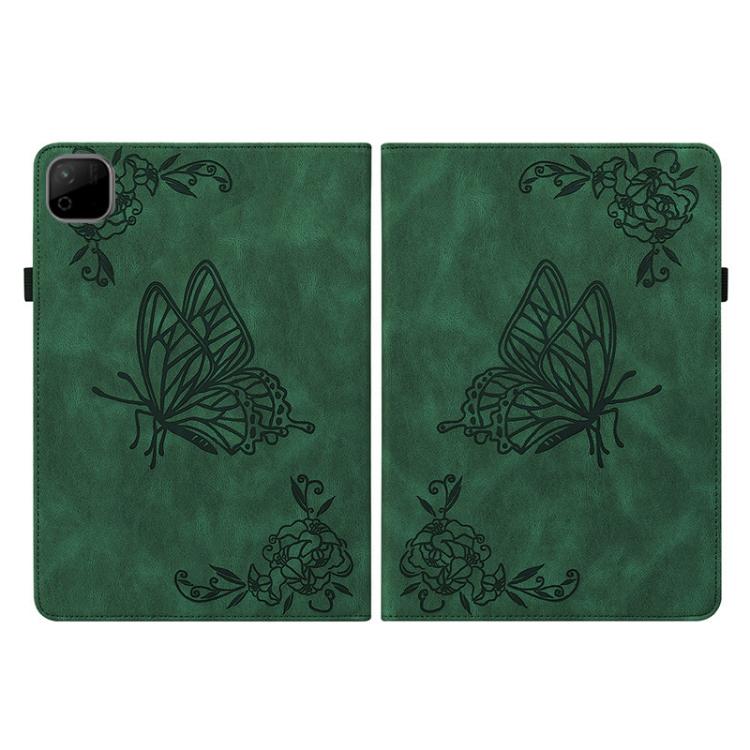 Butterfly Flower Embossed Leather Tablet Case, For Honor Pad X9 Max / X9b Max 13 inch 2026, For Honor Pad X7, For Honor Pad X9a
