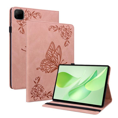 Butterfly Flower Embossed Leather Tablet Case, For Honor Pad X9 Max / X9b Max 13 inch 2026, For Honor Pad X7, For Honor Pad X9a
