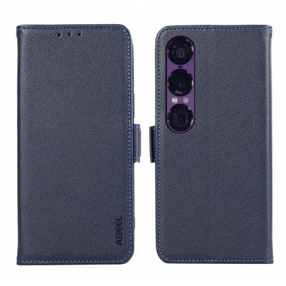 ABEEL Side-Magnetic Litchi Pattern Leather RFID Phone Case, For Sony Xperia 1 VIII, For Sony Xperia 1 VII