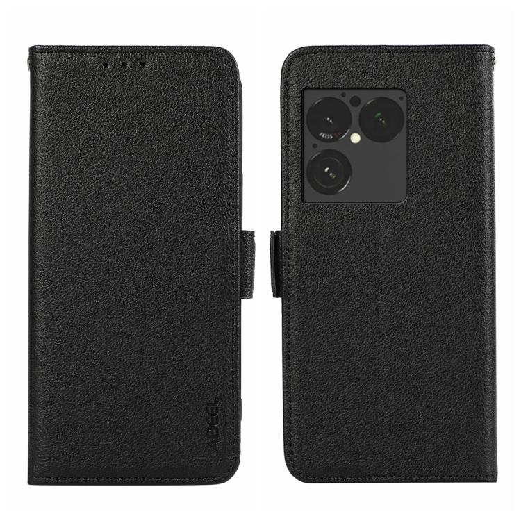 ABEEL Side-Magnetic Litchi Pattern Leather RFID Phone Case, For Sony Xperia 1 VIII, For Sony Xperia 1 VII