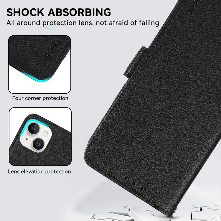 ABEEL Side-Magnetic Litchi Pattern Leather RFID Phone Case, For Sony Xperia 1 VIII, For Sony Xperia 1 VII
