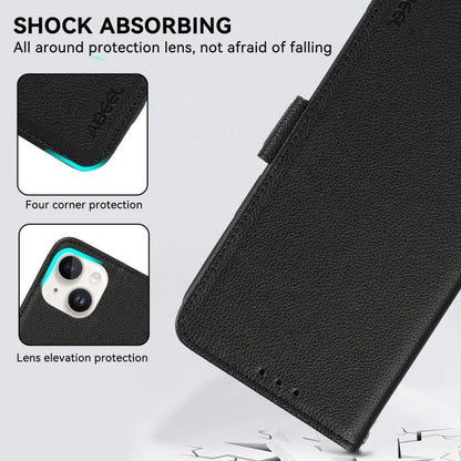 ABEEL Side-Magnetic Litchi Pattern Leather RFID Phone Case, For Sony Xperia 1 VIII, For Sony Xperia 1 VII