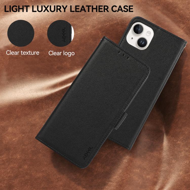 ABEEL Side-Magnetic Litchi Pattern Leather RFID Phone Case, For Sony Xperia 1 VIII, For Sony Xperia 1 VII