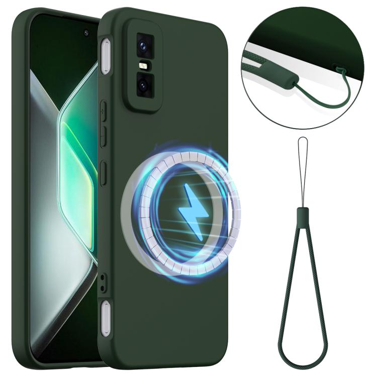 Shockproof Silicone Magsafe Phone Case, For Infinix Note 60 Ultra 5G, For Infinix Note 60 / 60 Pro 5G, For Infinix GT 30 Pro / GT 30, For Infinix Note 50 Pro+, For Infinix Note 50 4G / 50 Pro 4G