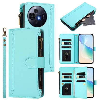 Magnetic Closure 9 Card Slots Zipper Leather Case with Hand Strap, For TCL K70 Power 4G / K70 4G, For TCL Nxtpaper 70 Pro 5G, For TCL K32 5G / K33 5G, For TCL 30Z / 30 LE, For TCL 40 XL / 40 T, For TCL 50 LE 5G / K23 / K24, For TCL 50 Pro NxtPaper / P1...