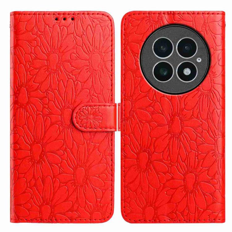 Daisy Embossed Leather Phone Case, For OnePlus Ace 6, For OnePlus 15, For OnePlus Nord 5, For OnePlus Nord CE5, For OnePlus 13