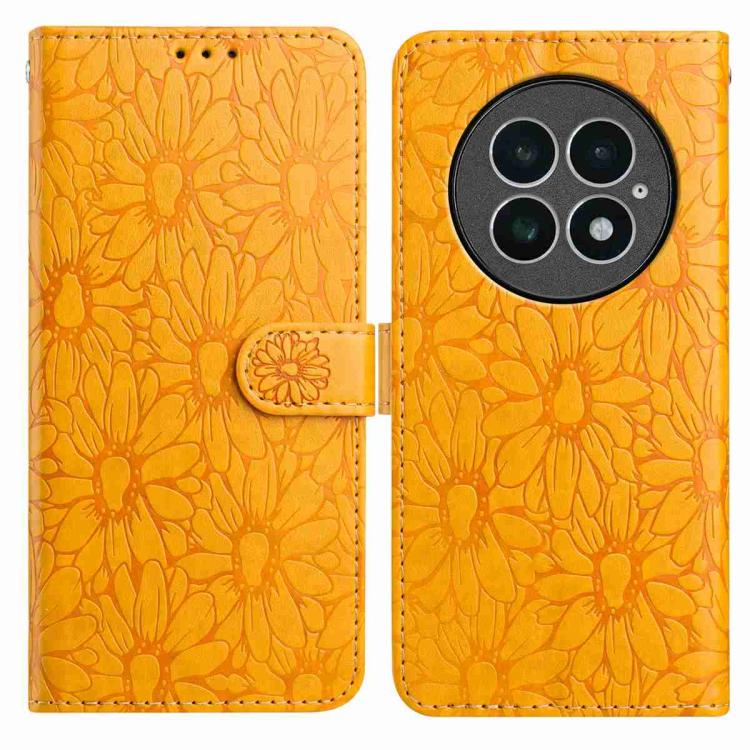 Daisy Embossed Leather Phone Case, For OnePlus Ace 6, For OnePlus 15, For OnePlus Nord 5, For OnePlus Nord CE5, For OnePlus 13