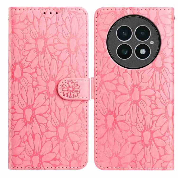 Daisy Embossed Leather Phone Case, For OnePlus Ace 6, For OnePlus 15, For OnePlus Nord 5, For OnePlus Nord CE5, For OnePlus 13