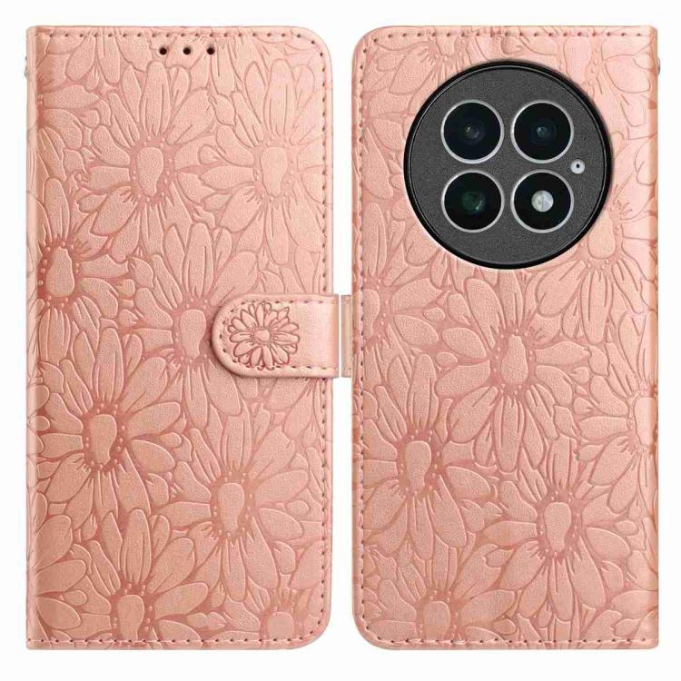 Daisy Embossed Leather Phone Case, For OnePlus Ace 6, For OnePlus 15, For OnePlus Nord 5, For OnePlus Nord CE5, For OnePlus 13
