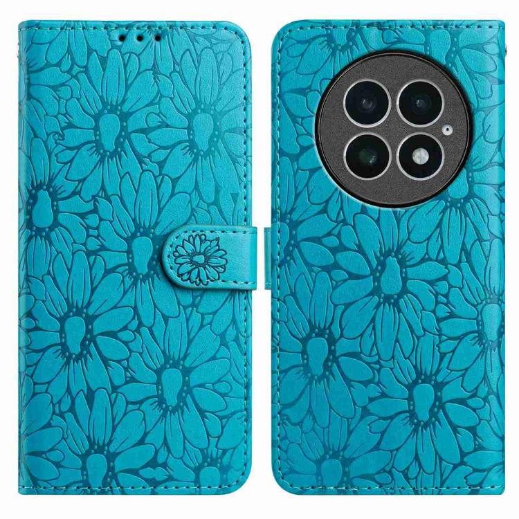 Daisy Embossed Leather Phone Case, For OnePlus Ace 6, For OnePlus 15, For OnePlus Nord 5, For OnePlus Nord CE5, For OnePlus 13