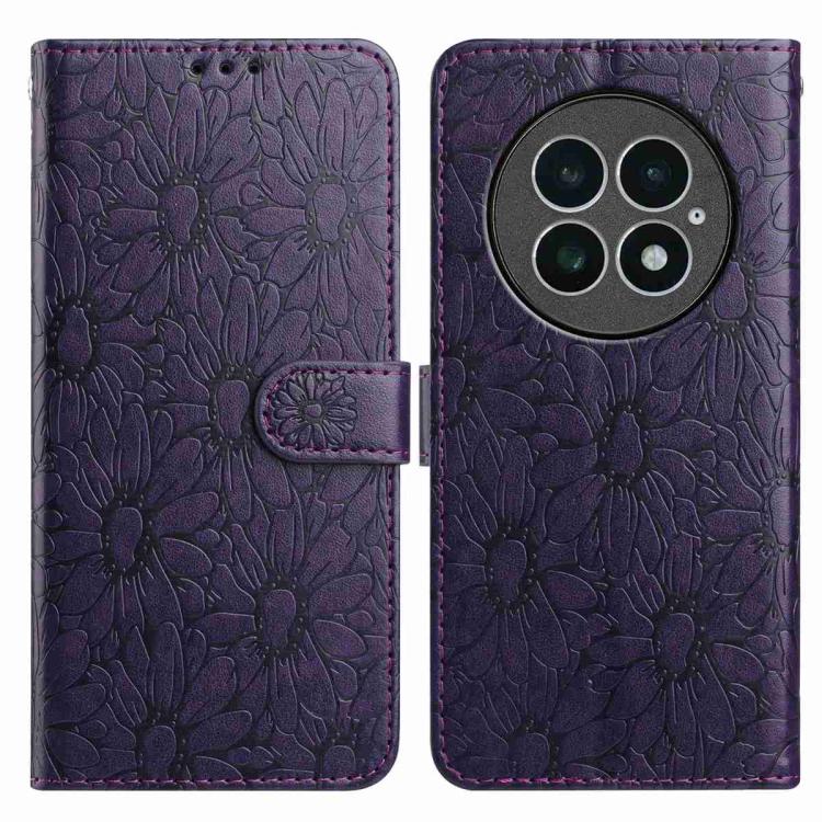 Daisy Embossed Leather Phone Case, For OnePlus Ace 6, For OnePlus 15, For OnePlus Nord 5, For OnePlus Nord CE5, For OnePlus 13
