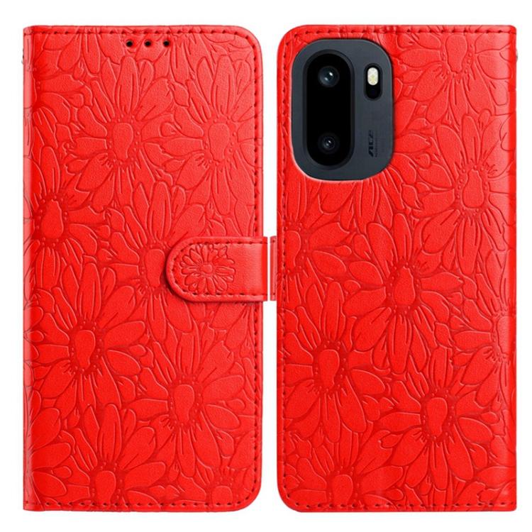 Daisy Embossed Leather Phone Case, For OnePlus Ace 6, For OnePlus 15, For OnePlus Nord 5, For OnePlus Nord CE5, For OnePlus 13