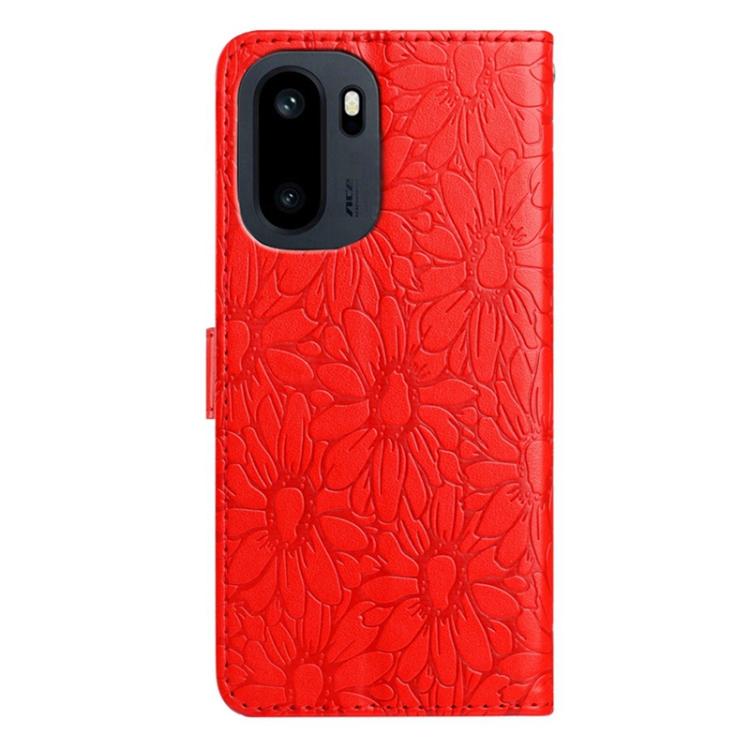 Daisy Embossed Leather Phone Case, For OnePlus Ace 6, For OnePlus 15, For OnePlus Nord 5, For OnePlus Nord CE5, For OnePlus 13