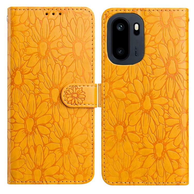 Daisy Embossed Leather Phone Case, For OnePlus Ace 6, For OnePlus 15, For OnePlus Nord 5, For OnePlus Nord CE5, For OnePlus 13