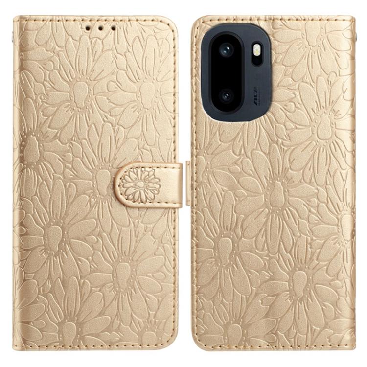 Daisy Embossed Leather Phone Case, For OnePlus Ace 6, For OnePlus 15, For OnePlus Nord 5, For OnePlus Nord CE5, For OnePlus 13