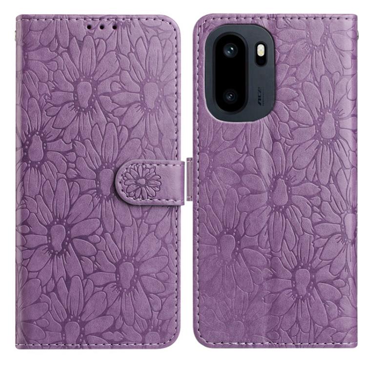 Daisy Embossed Leather Phone Case, For OnePlus Ace 6, For OnePlus 15, For OnePlus Nord 5, For OnePlus Nord CE5, For OnePlus 13