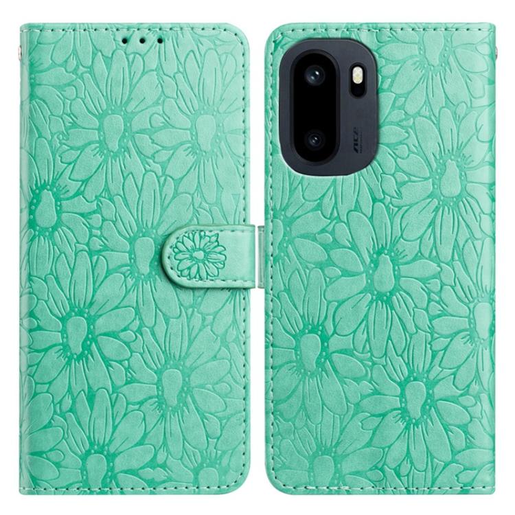 Daisy Embossed Leather Phone Case, For OnePlus Ace 6, For OnePlus 15, For OnePlus Nord 5, For OnePlus Nord CE5, For OnePlus 13