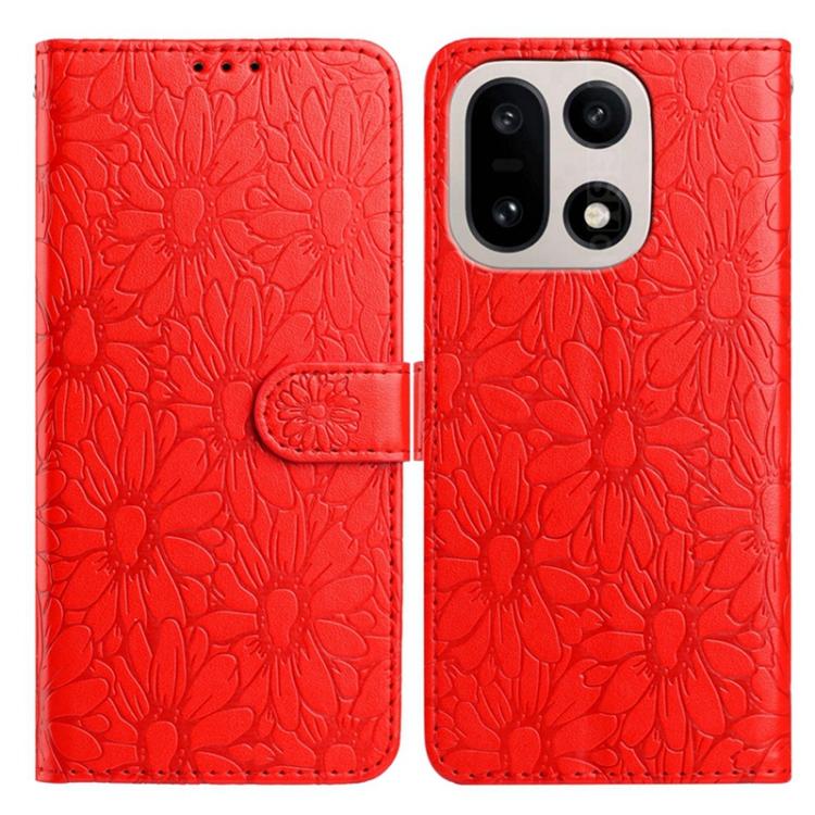 Daisy Embossed Leather Phone Case, For OnePlus Ace 6, For OnePlus 15, For OnePlus Nord 5, For OnePlus Nord CE5, For OnePlus 13