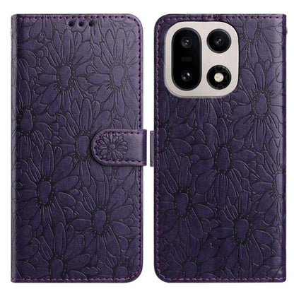 Daisy Embossed Leather Phone Case, For OnePlus Ace 6, For OnePlus 15, For OnePlus Nord 5, For OnePlus Nord CE5, For OnePlus 13