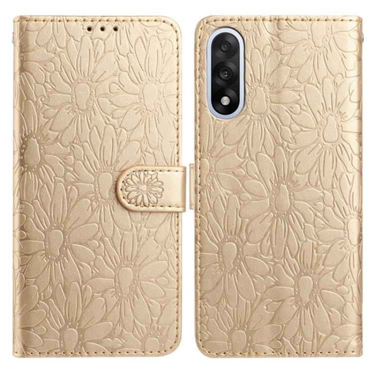 Daisy Embossed Leather Phone Case, For OnePlus Ace 6, For OnePlus 15, For OnePlus Nord 5, For OnePlus Nord CE5, For OnePlus 13