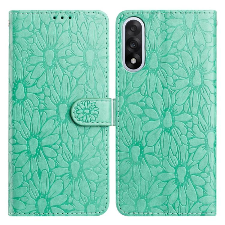 Daisy Embossed Leather Phone Case, For OnePlus Ace 6, For OnePlus 15, For OnePlus Nord 5, For OnePlus Nord CE5, For OnePlus 13