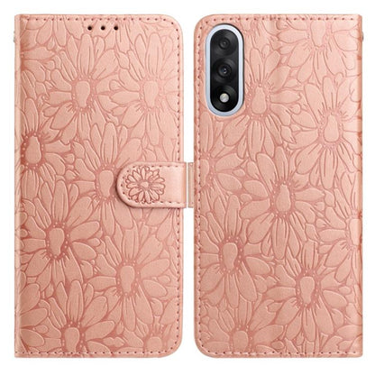 Daisy Embossed Leather Phone Case, For OnePlus Ace 6, For OnePlus 15, For OnePlus Nord 5, For OnePlus Nord CE5, For OnePlus 13