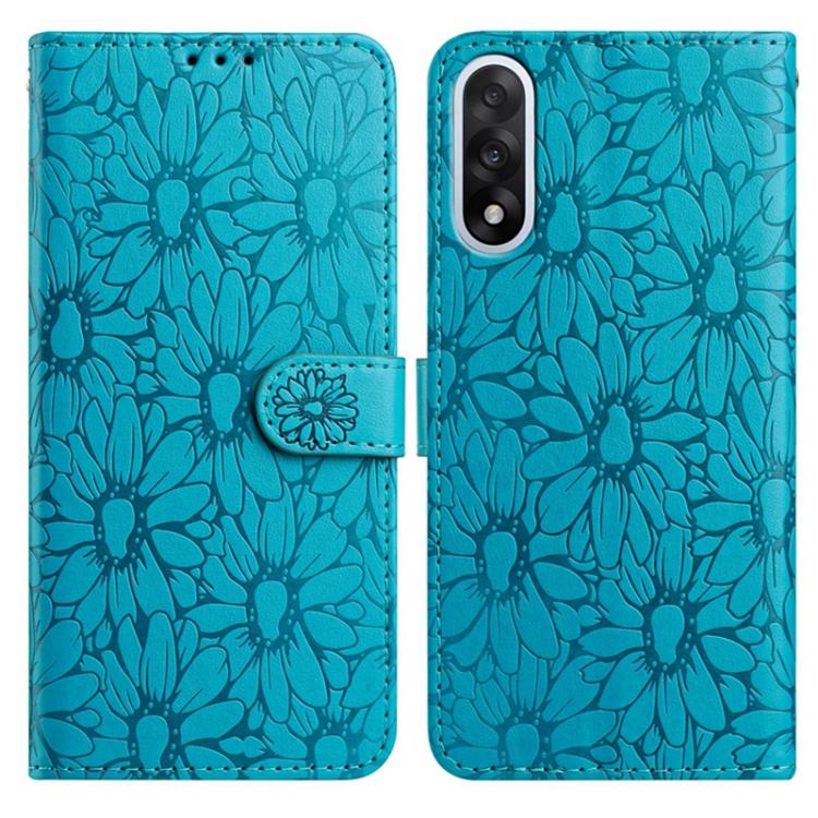 Daisy Embossed Leather Phone Case, For OnePlus Ace 6, For OnePlus 15, For OnePlus Nord 5, For OnePlus Nord CE5, For OnePlus 13