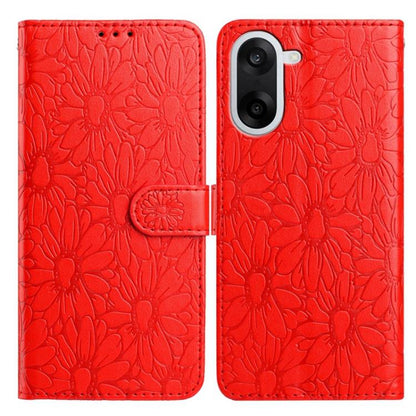Daisy Embossed Leather Phone Case, For OnePlus Ace 6, For OnePlus 15, For OnePlus Nord 5, For OnePlus Nord CE5, For OnePlus 13