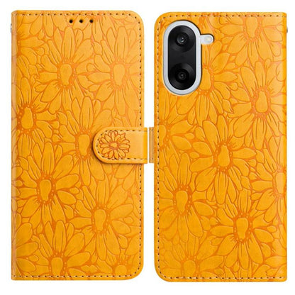 Daisy Embossed Leather Phone Case, For OnePlus Ace 6, For OnePlus 15, For OnePlus Nord 5, For OnePlus Nord CE5, For OnePlus 13