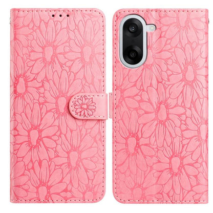 Daisy Embossed Leather Phone Case, For OnePlus Ace 6, For OnePlus 15, For OnePlus Nord 5, For OnePlus Nord CE5, For OnePlus 13