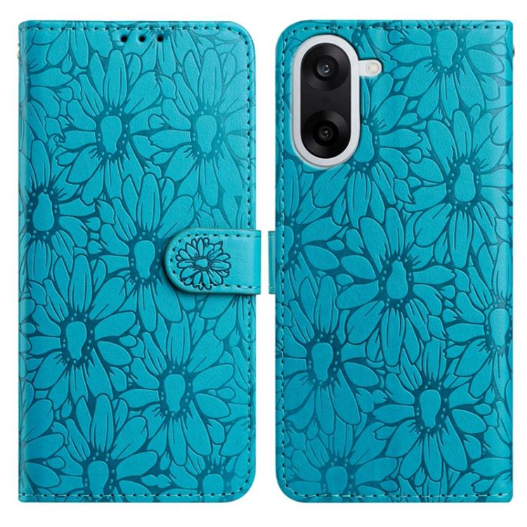 Daisy Embossed Leather Phone Case, For OnePlus Ace 6, For OnePlus 15, For OnePlus Nord 5, For OnePlus Nord CE5, For OnePlus 13