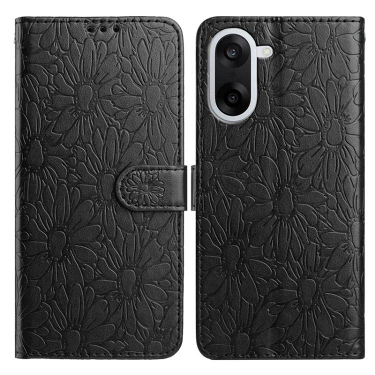 Daisy Embossed Leather Phone Case, For OnePlus Ace 6, For OnePlus 15, For OnePlus Nord 5, For OnePlus Nord CE5, For OnePlus 13
