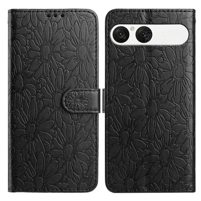 Daisy Embossed Leather Phone Case, For Sony Xperia 10 VII, For Sony Xperia 10 VI