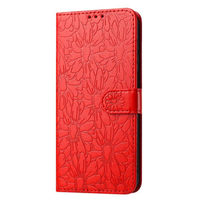 Daisy Embossed Leather Phone Case, For Honor 90