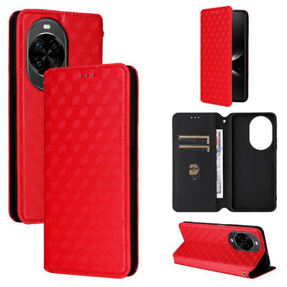 Cubic Grid Texture Flip Leather Phone Case, For Huawei nova 16 SE 4G, For Huawei nova Y74 4G / Enjoy 90 Plus 5G, For Huawei nova 15 Max / Enjoy 90 Pro Max, For Huawei Pura 90 Pro Max 5G, For Huawei Pura 90 Pro 5G, For Huawei Pura 90 5G                 ...