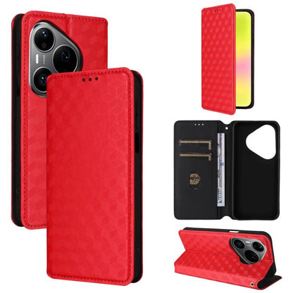 Cubic Grid Texture Flip Leather Phone Case, For Huawei nova 16 SE 4G, For Huawei nova Y74 4G / Enjoy 90 Plus 5G, For Huawei nova 15 Max / Enjoy 90 Pro Max, For Huawei Pura 90 Pro Max 5G, For Huawei Pura 90 Pro 5G, For Huawei Pura 90 5G                 ...