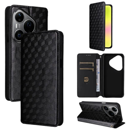 Cubic Grid Texture Flip Leather Phone Case, For Huawei nova 16 SE 4G, For Huawei nova Y74 4G / Enjoy 90 Plus 5G, For Huawei nova 15 Max / Enjoy 90 Pro Max, For Huawei Pura 90 Pro Max 5G, For Huawei Pura 90 Pro 5G, For Huawei Pura 90 5G                 ...
