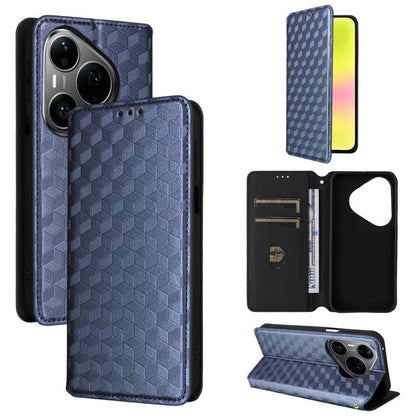 Cubic Grid Texture Flip Leather Phone Case, For Huawei nova 16 SE 4G, For Huawei nova Y74 4G / Enjoy 90 Plus 5G, For Huawei nova 15 Max / Enjoy 90 Pro Max, For Huawei Pura 90 Pro Max 5G, For Huawei Pura 90 Pro 5G, For Huawei Pura 90 5G                 ...