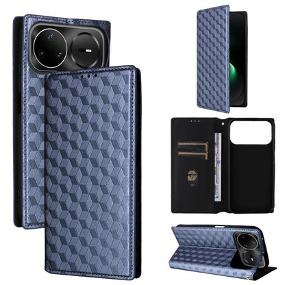 Cubic Grid Texture Flip Leather Phone Case, For Huawei nova 16 SE 4G, For Huawei nova Y74 4G / Enjoy 90 Plus 5G, For Huawei nova 15 Max / Enjoy 90 Pro Max, For Huawei Pura 90 Pro Max 5G, For Huawei Pura 90 Pro 5G, For Huawei Pura 90 5G                 ...