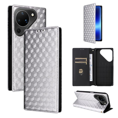 Cubic Grid Texture Flip Leather Phone Case, For Huawei nova 16 SE 4G, For Huawei nova Y74 4G / Enjoy 90 Plus 5G, For Huawei nova 15 Max / Enjoy 90 Pro Max, For Huawei Pura 90 Pro Max 5G, For Huawei Pura 90 Pro 5G, For Huawei Pura 90 5G                 ...
