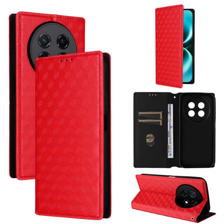 Cubic Grid Texture Flip Leather Phone Case, For Huawei nova 16 SE 4G, For Huawei nova Y74 4G / Enjoy 90 Plus 5G, For Huawei nova 15 Max / Enjoy 90 Pro Max, For Huawei Pura 90 Pro Max 5G, For Huawei Pura 90 Pro 5G, For Huawei Pura 90 5G                 ...